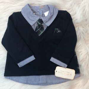 Koala baby Boutique Sweater Shirt with tie